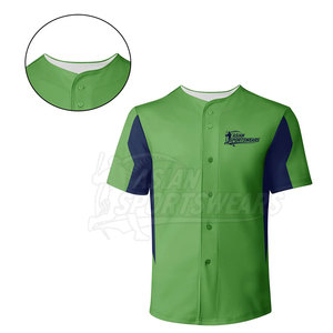 Performance <b>Baseball</b> Jersey Premium Comfort Mesh Back Short Breathable Lightweight Style Athletic Training Outdoor Teamwear - Product Image 5