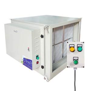 Précipitateur électrostatique industriel MAX-6000 Purificateur d'air ESP compact Filtre plat pour le contrôle des fumées et des graisses - Product Image 1