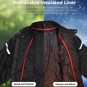 Unisex <b>Motorcycle</b> <b>Jacket</b> Textile Cardura Racing Biker Riding Sustainable Customized New Style <b>Summer</b> Waterproof Flame-Retardant - Product Image 4