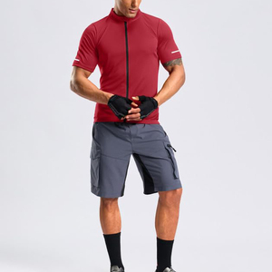 Lightweight Mens <b>Cycling</b> Jersey Quick Dry Fabric Mountain Bike Shirts Breathable Mesh Panels Bicycle Clothing For Racing - Product Image 5
