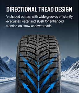 Neumático Radial <span class=keywords><strong>para</strong></span> <span class=keywords><strong>Nieve</strong></span> POWERTRAC SportXwinter PT06 - 195/55R16 195/65R15 205/55R17 245/70R16 |   Compatible <span class=keywords><strong>con</strong></span> <span class=keywords><strong>llantas</strong></span> de 15-17 pulgadas |   Nuevo - Product Image 2