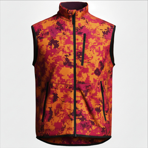 เสื้อกั๊กสำหรับล่าสัตว์กลางแจ้ง แบบไม่มีแขน มีกระเป๋าหลายช่อง ระบายอากาศได้ดี เหมาะสำหรับถ่ายภาพ ลายพราง - Product Image 3