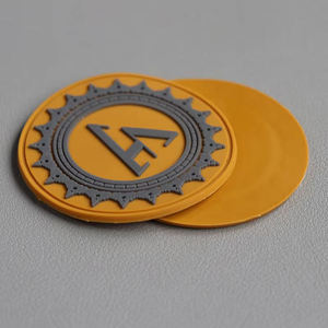 Patch en caoutchouc circulaire avec logo en relief 3D, autocollant décoratif, cadeau - Product Image 6