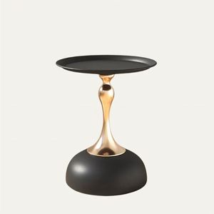 Side <b>Table</b> for Modern Apartment Hot Sale Designer Accent Steel Tray sideTable Elevated <b>Edge</b> for Display Area Minimal - Product Image 6