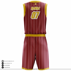 Maillot de basket personnalisé en sublimation pour équipe, séchage rapide, grande taille, anti-humidité, vêtements de sport pour hommes pour les équipes - Product Image 6