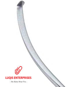 Rétracteur de nerf frontal endoscopique Daniel, courbé à gauche, 17 cm, en acier inoxydable, instrument chirurgical d'endoscopie - Product Image 2