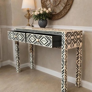 ILAHI's Bone Inlay <b>Drawer</b> Modern Design Agate Detailing <b>Storage</b> Portable Home Furniture - Product Image 4