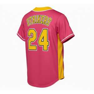 Camiseta de Béisbol y Sóftbol con Nombre y Logotipo, Ropa Deportiva Suave y Cómoda para Jugadores y Aficionados, Transpirable, Personalizada, Cuello en V, Poliéster/Algodón - Product Image 2
