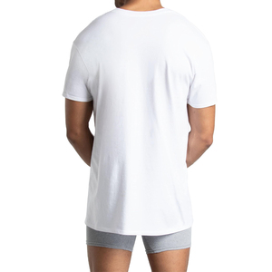 Camiseta de algodón de 330 g/m² para hombre, súper pesada, de 300 g/m², gruesa, oversize, con hombros caídos, cuello redondo y corte holgado. - Product Image 4