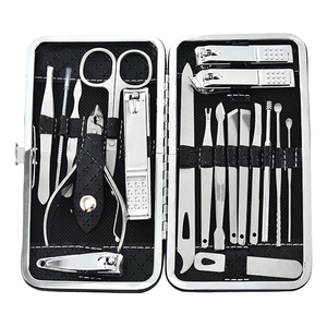 Professional Manicure Kits Portable Durable <b>Nail</b> Care Pedicure Tool Stainless Steel Nipper Clipper <b>Nail</b> <b>File</b> Cuticle Pusher - Product Image 4