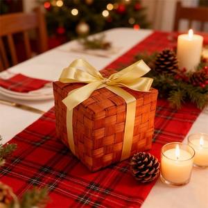 Premium Industrial Use <b>Gift</b> & Craft Small Bamboo <b>Gift</b> <b>Box</b> Eco Straw <b>Hamper</b> Home Decorative Storage Organizer Case Wholesale - Product Image 5