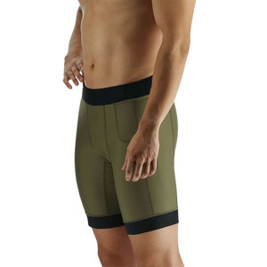 Shorts de compression pour hommes style urbain, respirants, couleur unie, taille élastique mi-haute, personnalisables, pour la gym, l'extérieur et usage décontracté - Product Image 4
