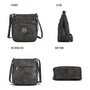 Borsa a Tracolla Espandibile Multi-Scomparto da Donna Salome di Mia K, Borsa Messenger alla Moda - Product Image 4