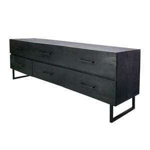 Mobile da soggiorno nero 86,5x20x30,5 - Product Image 4