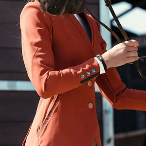 Veste d'équitation haut de gamme imperméable et coupe-vent pour homme et femme, veste d'équitation personnalisée - Product Image 2