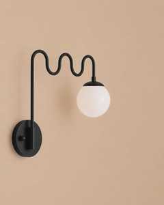 Modern Minimalist Removable Wall Sconce Glass Globe Golden Brass Design Indoor/Outdoor Living Room Decor for Diwali Retirement - Product Image 4
