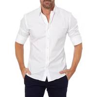 Chemises décontractées à manches longues et col en V pour hommes, nouvelle collection 2026, vente en gros |   100% coton respirant, écologique, séchage rapide, OEM personnalisé