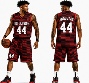 Conjunto de Camiseta de Baloncesto con Cuello en V, Diseño de Rayas de Tigre Verde Azulado, Uniforme Personalizado con Gráficos Sublimados, Ropa Deportiva de Malla Transpirable de Secado Rápido - Product Image 6