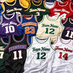 เสื้อบาสเก็ตบอล OEM |   ตำแหน่งโลโก้แบบกำหนดเอง ผ้าทวิลพิมพ์ลายดิจิตอลแบบระเหิด ขาสั้น โพลีเอสเตอร์ 100% ชื่อและหมายเลขผู้เล่น - Product Image 1