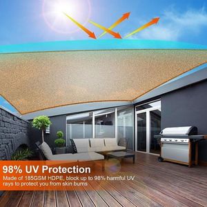 Tenda Parasole UV per Esterni, Giardino e Cortile, Rete Protettiva Durevole Anti-UV per Patio e Giardino - Product Image 2