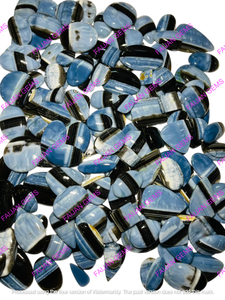 Opale bleue naturelle Owhyee de haute qualité, cabochon pour la fabrication de bijoux, pierres précieuses en vrac de toutes formes, vente FAIJAN GEMS, tiers - Product Image 3