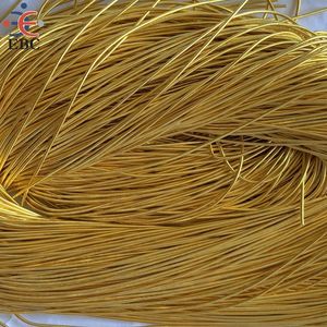Wholesale Eco-Friendly Abrasion Resistant Dyed Gold Smooth Bullion Metal Thread French <b>Wire</b> for Hand Embroidery Badges Jewelry - Product Image 6