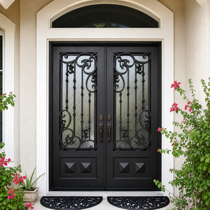 Portes d'entrée en fer forgé de luxe : Designs en fer artisanaux personnalisés pour des maisons élégantes avec une sécurité supérieure - Product Image 2