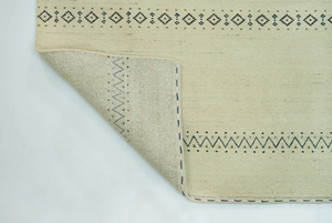 Alfombra de Lana Gabbeh Color Marfil, Alfombra Tejida a Mano Minimalista, Alfombra Grande para Piso, Decoración Acogedora para el Hogar 5062 - Product Image 6