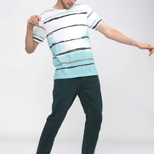 Camiseta cómoda para hombre, sin etiquetas, de manga corta, con cintura suave, básica para el día a día, para la oficina o el gimnasio - Product Image 6