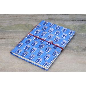 Custom <b>Made</b> <b>hand</b> block Printed Handmade <b>Paper</b> Journals Creative Fabric Portable Design Offering Artisan Designs Natural Texture - Product Image 2