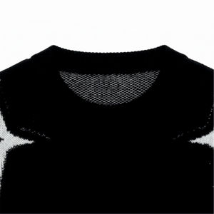 Pull col rond en tricot jacquard personnalisé, motif écossais, mélange doux de laine acrylique, décontracté, automne, séchage rapide, respirant - Product Image 5