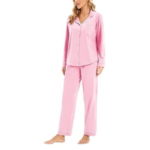 Nouveauté : Ensemble de vêtements de nuit pour femmes en soie de lait, personnalisable rapidement avec logo, confortable et doux, fabriqué au Bangladesh. - Product Image 4