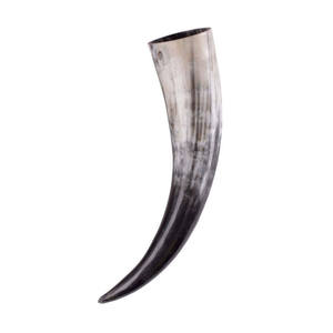 Corne à boire viking sculptée polie, écologique, capacité 500 ml, corne authentique originale pour bière et hydromel par HANNAN HANDICRAFT - Product Image 3
