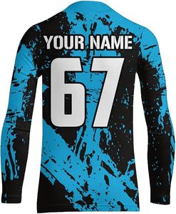 <b>Men's</b> Motocross <b>Cycling</b> <b>Jersey</b> <b>Long</b> <b>Sleeve</b> Breathable Windproof Autumn Outdoor Bicycle Shirt MTB <b>Jersey</b> - Product Image 3