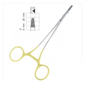 Portaagujas Finochietto TC de 5.25 Pulgadas, Instrumento Quirúrgico Manual de Acero Inoxidable de Alta Calidad para Cirugía General, Garantía de 3 Años - Product Image 1
