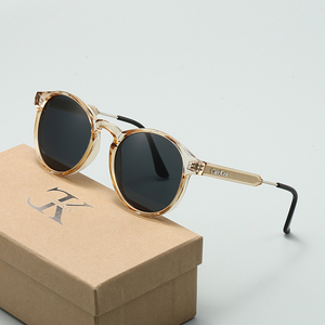 Lunettes de soleil rondes vintage CarrKen modèle 6811, verres polarisés TAC, monture TR90, lunettes de mode pour activités de plein air - Product Image 3