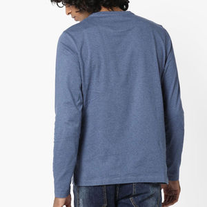T-shirt à manches longues pour homme, mélange de coton, respirant, décontracté, athlétique, léger, à porter tous les jours, coupe confortable - Product Image 2