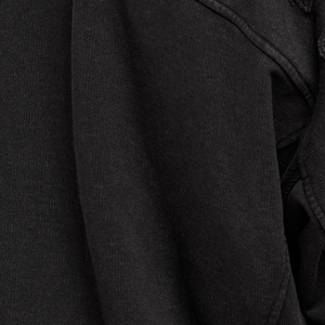 เสื้อแจ็คเก็ตแทร็คผ้าเจอร์ซีย์สีดำสำหรับผู้ชาย ทรงโอเวอร์ไซส์ ซิปเต็มตัว สไตล์ลำลอง ชุดกีฬา ชุดสตรีทแวร์ ชุดออกกำลังกาย ชุดแอคทีฟแวร์ - Product Image 4