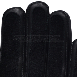 New Arrival Leather Tactical Gloves Hot Sale Full Finger Lightweight High Quality <b>Padded</b> Knuckles Outdoor Black Tactical Gloves - Product Image 5