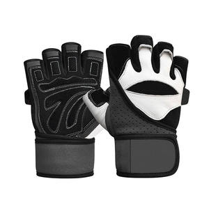 QASWA SPORTS Professional Weightlifting Gloves Leather for Closure Unisex Design-Enhanced Grip Support Breathable Fabric - Product Image 1