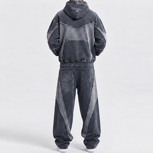 Design Your Own Logo Light Weight Men <b>Distressed</b> Tracksuit Best Quality Men Oversize Tracksuit New Arrival Tracksuits For Sale - Product Image 2