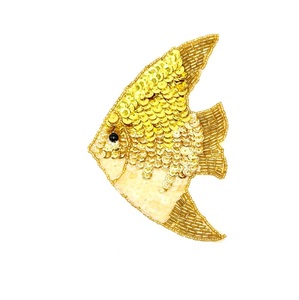 Broche de Mariposa y Libélula Bordado con Cuentas Coreanas de Moda para Bodas, Chapado en Rodio para Niños - Product Image 1