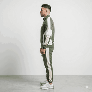 ชุดวอร์มผู้ชายทรงขาบาน ผ้าคอตตอนหนา 100% รับสกรีนโลโก้ กางเกงขาบานและเสื้อฮู้ดดี้ทั้งชุด ทุกขนาด MOQ ต่ำ - Product Image 4