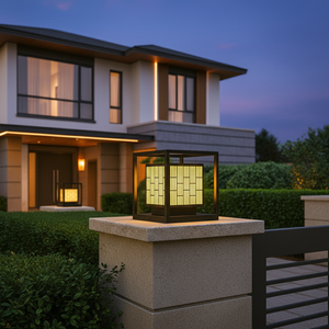 Iluminación Exterior para Paisajes, Lámpara de Poste de Acero Inoxidable LED Blanco Cálido IP65, 50000 Horas de Duración, para Caminos, Patios y Villas - Product Image 2