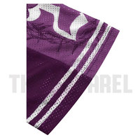 T-shirt personnalisé pour homme, style maillot de football en maille tricotée, avec design imprimé et col en V