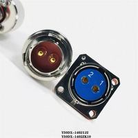 Connecteur de prise à 2 broches Y50DX-1402ZK10, connecteur circulaire à baïonnette pour l'aviation, norme GJB