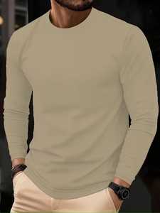 เสื้อยืดพรีเมียมผู้ชายรุ่นที่ดีที่สุดปี 2026 ผ้าเจอร์ซีย์คอตตอน 100% แขนยาว สไตล์สตรีทแวร์ลำลอง พิมพ์ลาย 3 มิติ - Product Image 2