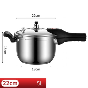 Casserole à pression en aluminium robuste avec des fonctions de sécurité avancées pour une cuisson rapide et une préparation culinaire délicieuse - Product Image 4