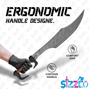Espada Espartana Hecha a Mano, Estilo Griego Antiguo, Espada Coleccionable para Cosplay con Funda de Cuero, Proveedor OEM ODM Personalizado - Product Image 5