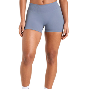 Shorts de Yoga con Cintura Media y Cordón Ajustable para Mujer, Ropa Deportiva Cómoda para Fitness, Gimnasio, Running, Spandex/Poliéster OEM - Product Image 2
